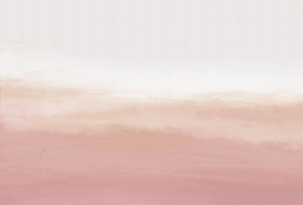 Фотообои и фрески на стену - современные, акварель, персиковая