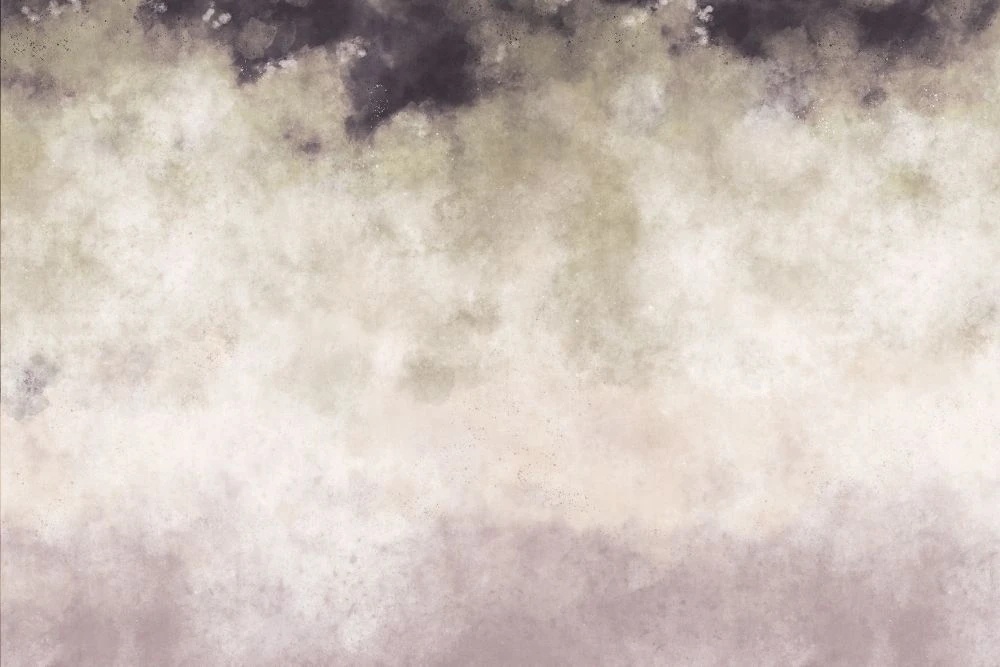 Фотообои на стену - современные, акварель, серо-бежевые