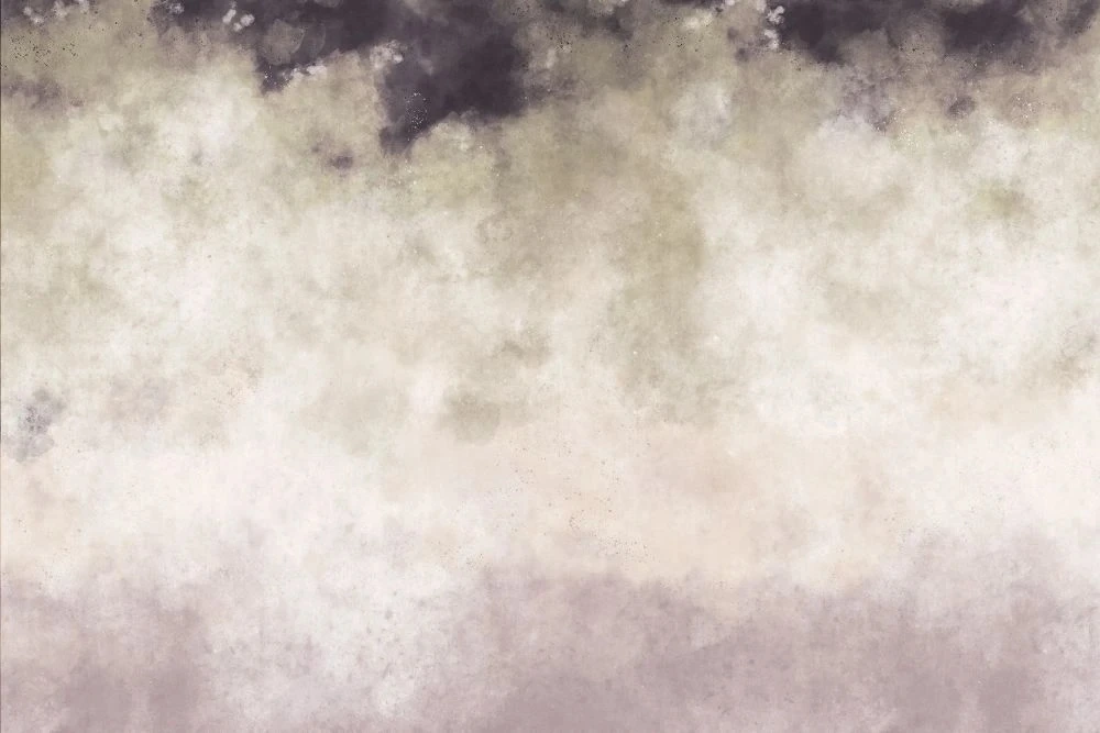 Фотообои на стену - современные, акварель, серо-бежевые