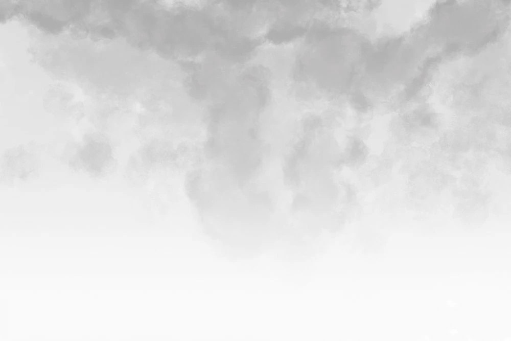 Фотообои и фрески на стену - абстракция, облака, светло серая