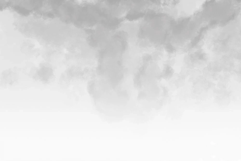 Фотообои и фрески на стену - абстракция, облака, светло серая