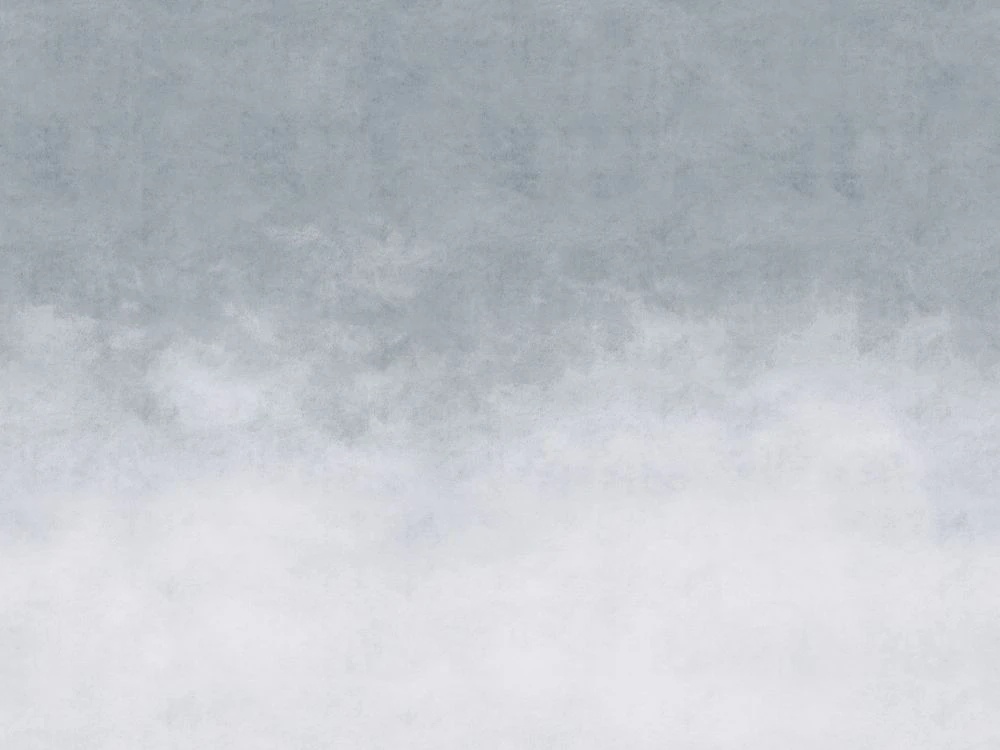 Фотообои на стену - абстракция, облака, серо-голубая