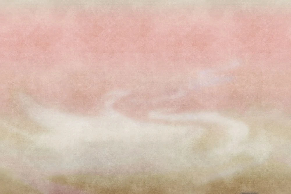 Фотообои и фрески на стену - абстракция, облака, персиковая, розовая