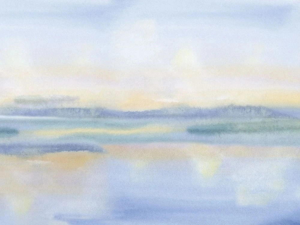 Фотообои и фрески на стену - абстракция, морской пейзаж, голубая