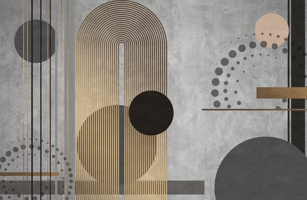 Фотообои и фрески на стену - геометрия, арки, круги