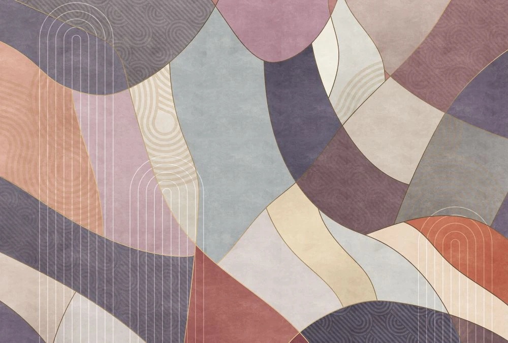 Фотообои и фрески на стену - абстракция, разноцветная