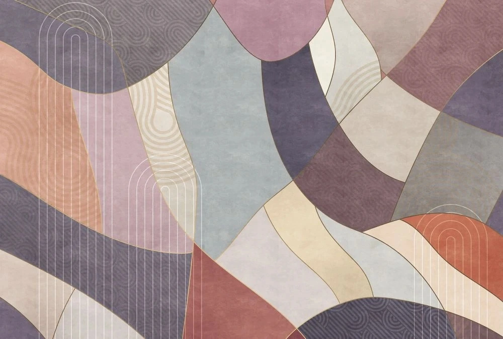 Фотообои и фрески на стену - абстракция, разноцветная