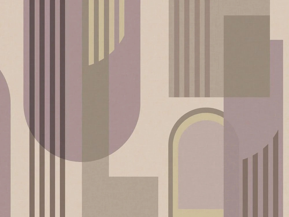 Фотообои на стену - геометрия, бежевые, персиковые