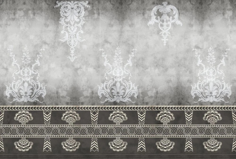 Фотообои и фрески на стену - прованс, серая, в стиле прованс