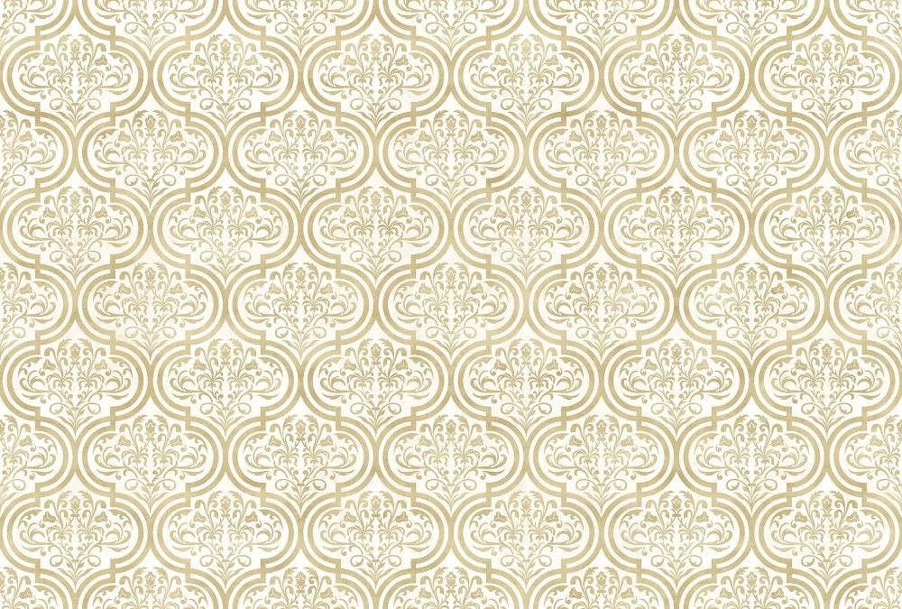 Фотообои и фрески на стену - в стиле прованс, бежевые, узор