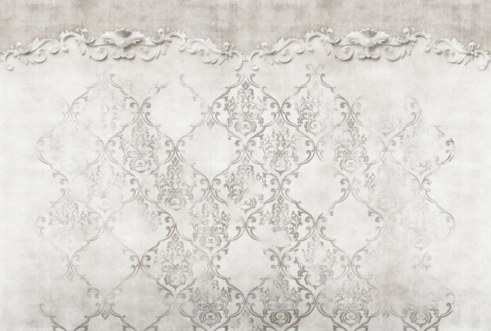 Фотообои и фрески на стену - в стиле прованс, бежевые, бежевая