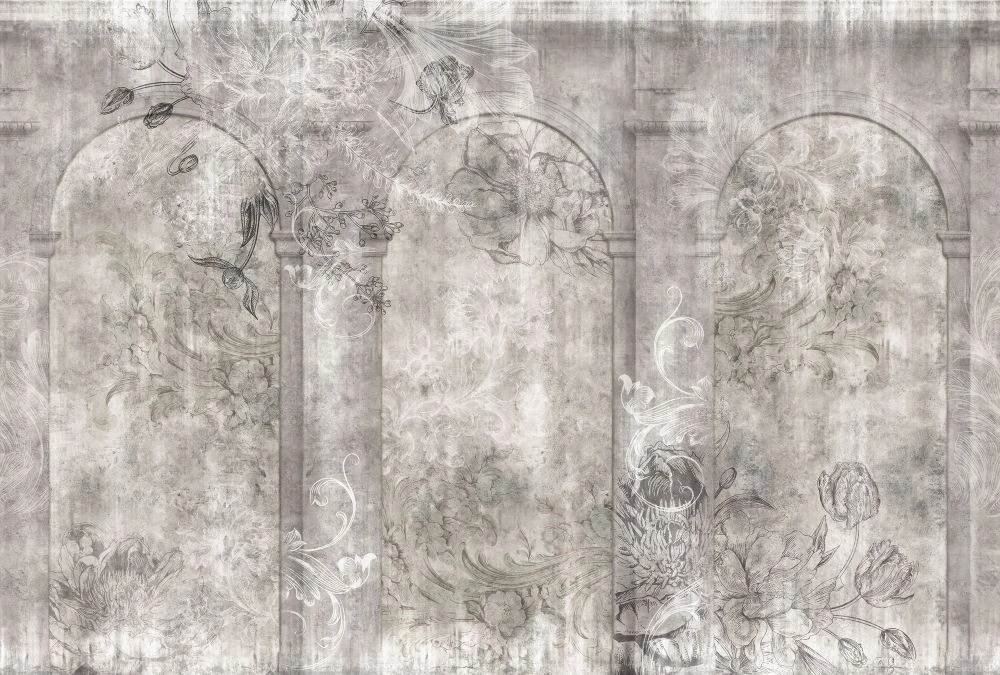 Фотообои и фрески на стену - в стиле прованс, светло коричневая, коричневые