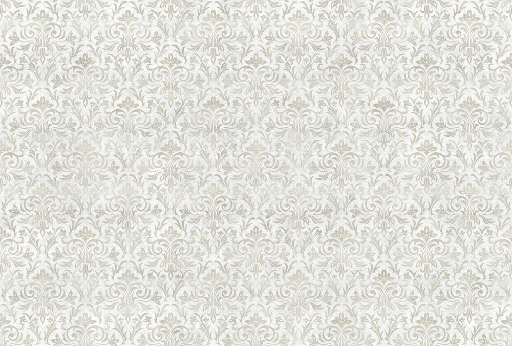 Фотообои и фрески на стену - в стиле прованс, светло бежевая, узор