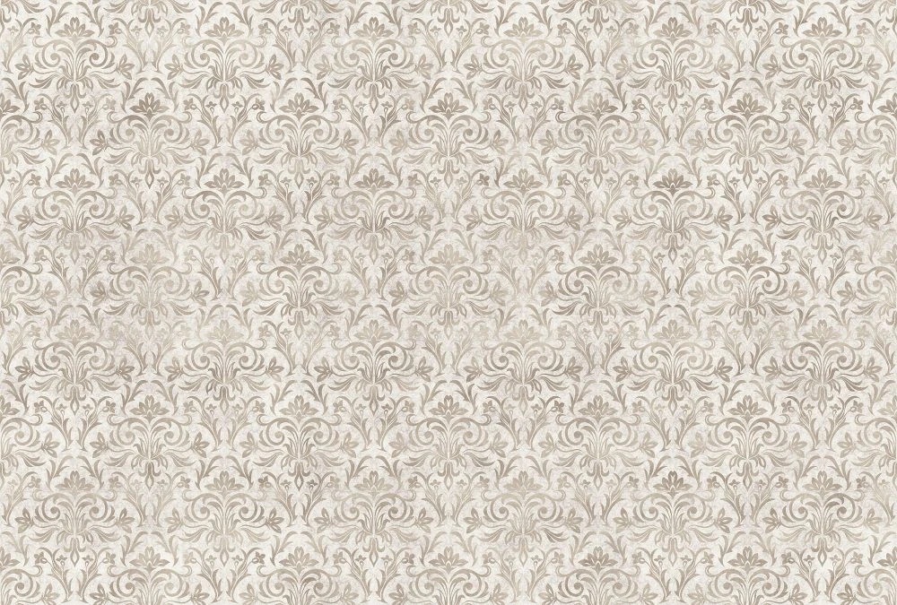 Фотообои и фрески на стену - в стиле прованс, бежевые, узор