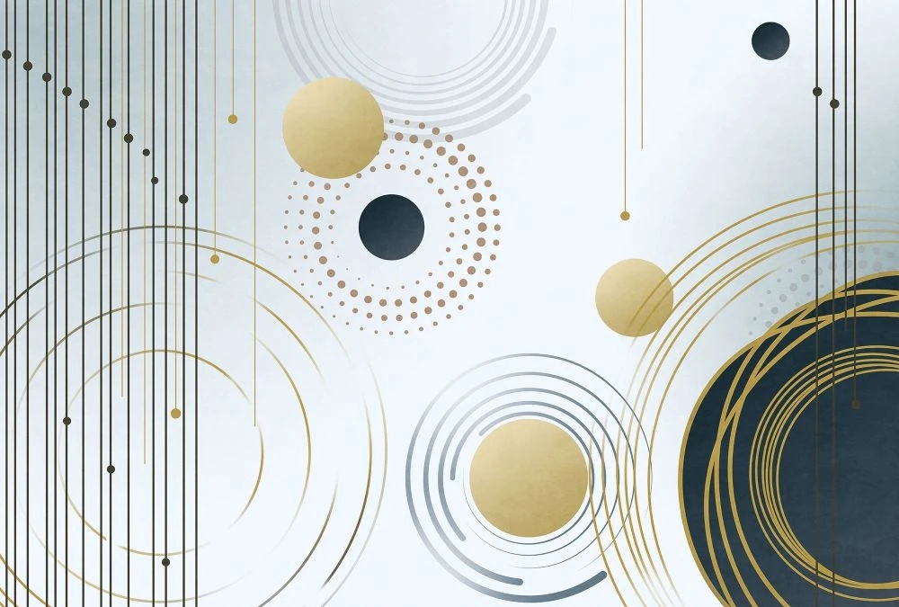 Фотообои и фрески на стену - геометрия, 3Д, шары