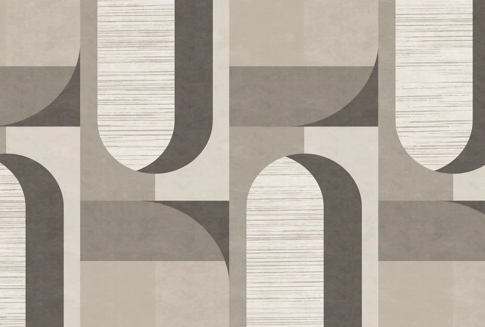 Фотообои и фрески на стену - абстракция, бежевые, бежево-коричневая, серо-бежевая