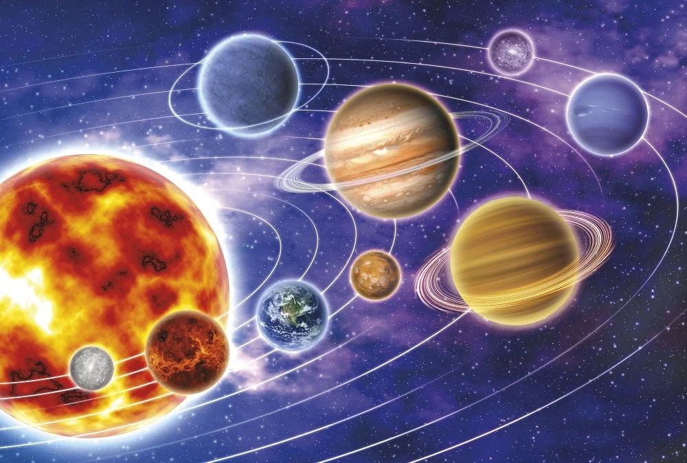 Фотообои и фрески на стену - в детскую комнату, космос, планеты