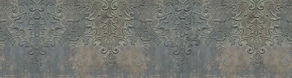 Фотообои и фрески на стену - лофт, серо-коричневые, узор