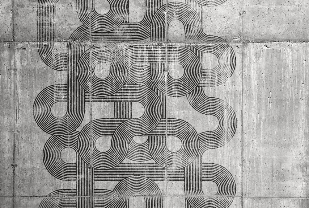 Фотообои и фрески на стену - лофт, под бетон, рисунок