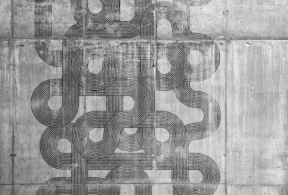 Фотообои на стену - лофт, под бетон, рисунок