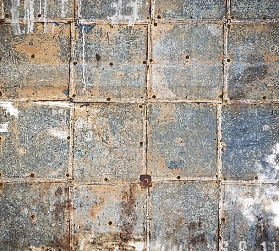 Фотообои на стену - лофт, железная, ржавая