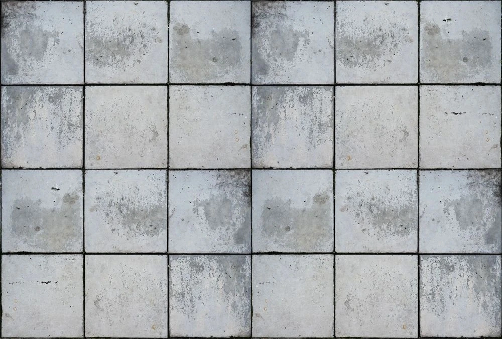 Фотообои и фрески на стену - лофт, стена, плитка, серая