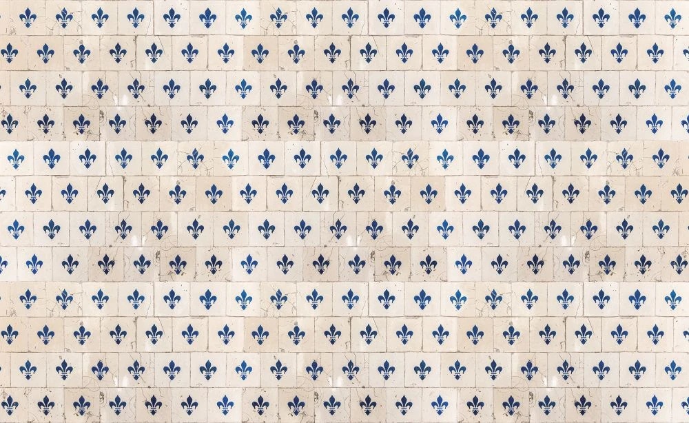 Фотообои на стену - лофт, плитка, изразцы, бежевая