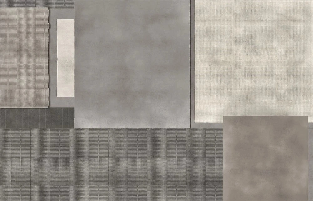 Фотообои и фрески на стену - лофт, серо-коричневая, квадрат