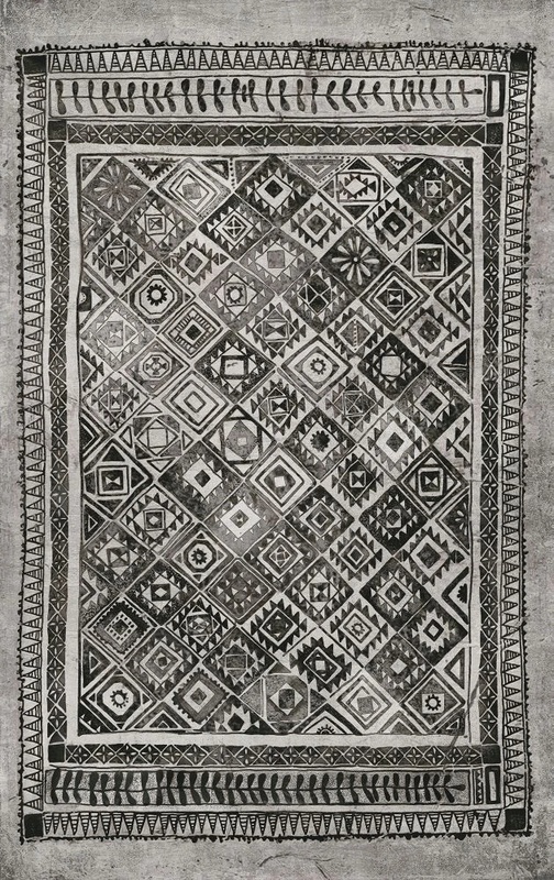 Фотообои и фрески на стену - лофт, серо-бежевая, бежевые, ковер, узор