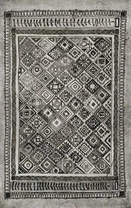 Фотообои и фрески на стену - лофт, серо-бежевая, бежевые, ковер, узор