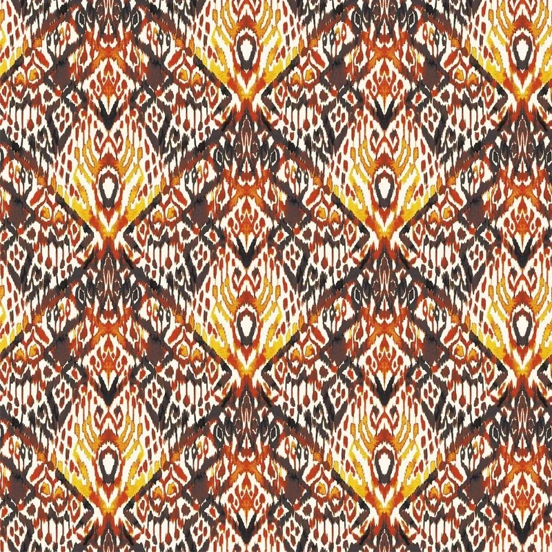 Фотообои и фрески на стену - в загородный дом, узор, желто-черная