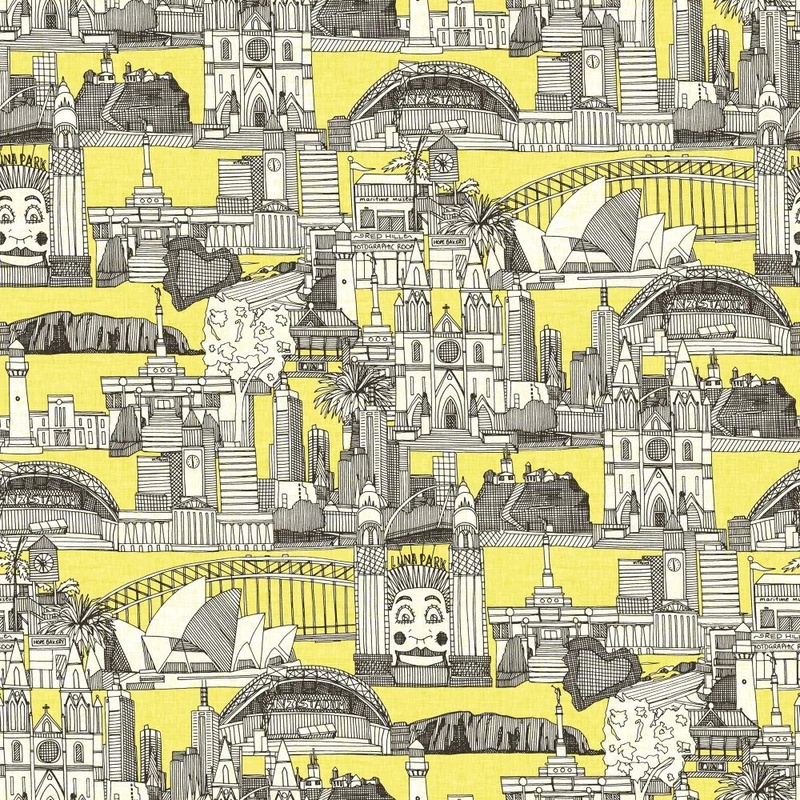 Фотообои на стену - в загородный дом, памятники архитектуры, на желтом фоне