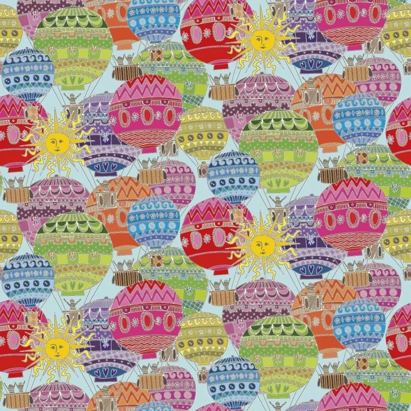 Фотообои и фрески на стену - в загородный дом, воздушные шары, разноцветные