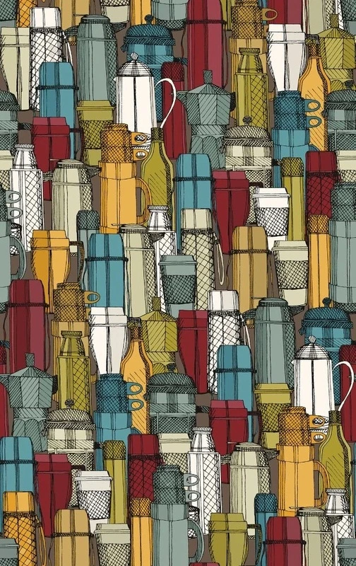 Фотообои и фрески на стену - в загородный дом, термосы, разноцветные