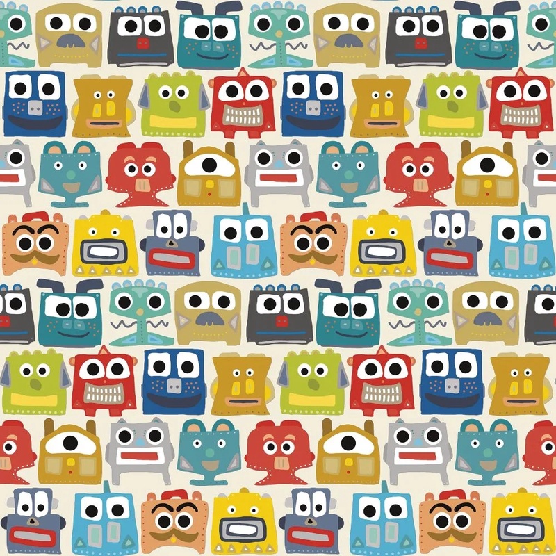 Фотообои и фрески на стену - в детскую комнату, фиксики, цветные