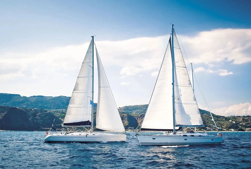 Фотообои и фрески на стену - в детскую комнату, яхты