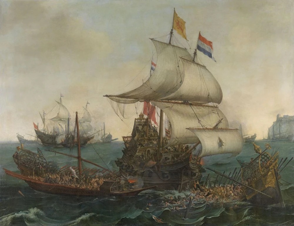 Фотообои и фрески на стену - в детскую комнату, бой на море