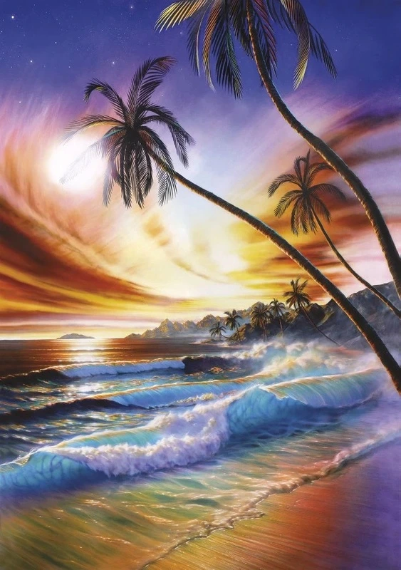 Фотообои и фрески на стену - в детскую комнату, море, закат