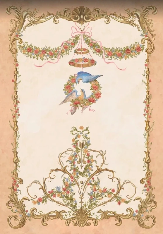 Фотообои и фрески на стену - классика, графика, бежевые, узор