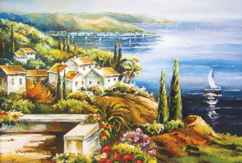 Фотообои на стену - пейзаж, морской, море, берег моря, яркие