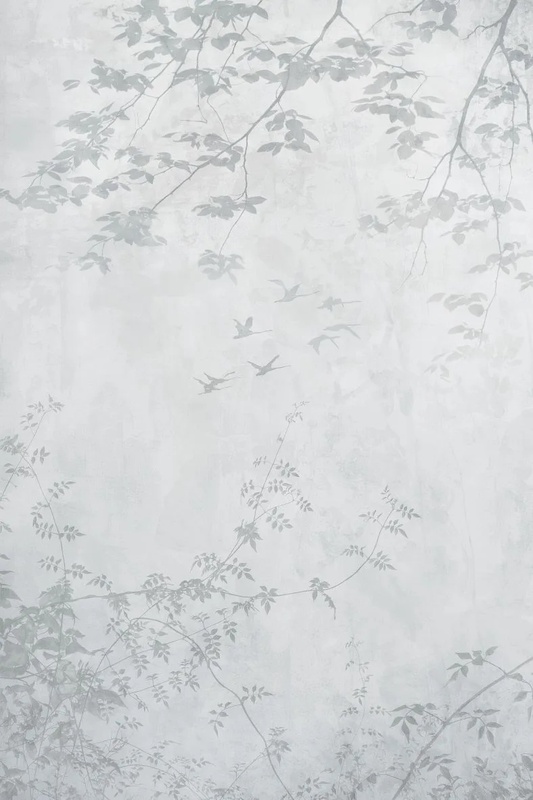 Фотообои и фрески на стену - графика, ветки, травы, листья ветки, с ветками деревьев, рисунок ветки, с ветками любого дерева