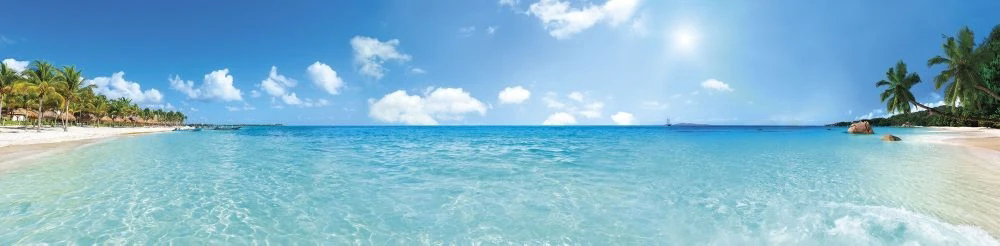 Фотообои и фрески на стену - пейзаж, морской, море, небо, панорама