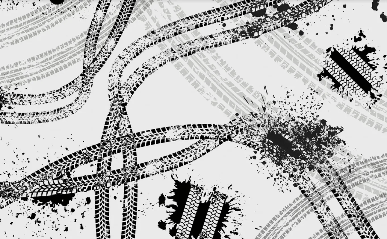 Фотообои и фрески на стену - в детскую комнату, железная дорога