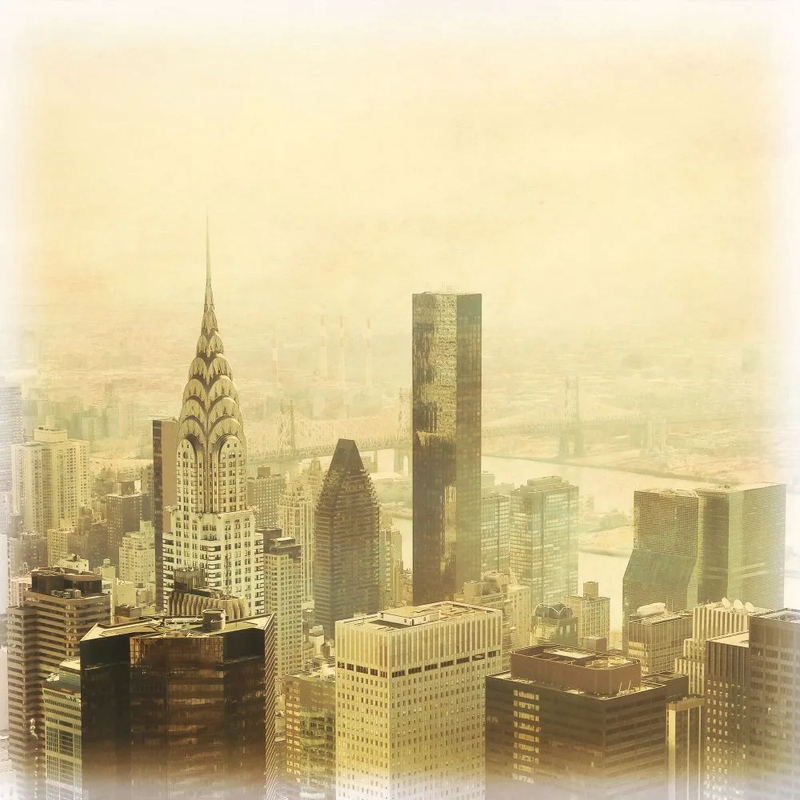 Фотообои и фрески на стену - улочки, сити, сепия