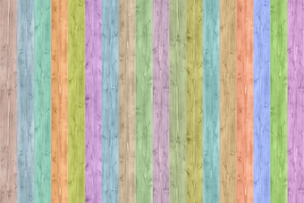 Фотообои и фрески на стену - геометрия, полосы, разноцветные