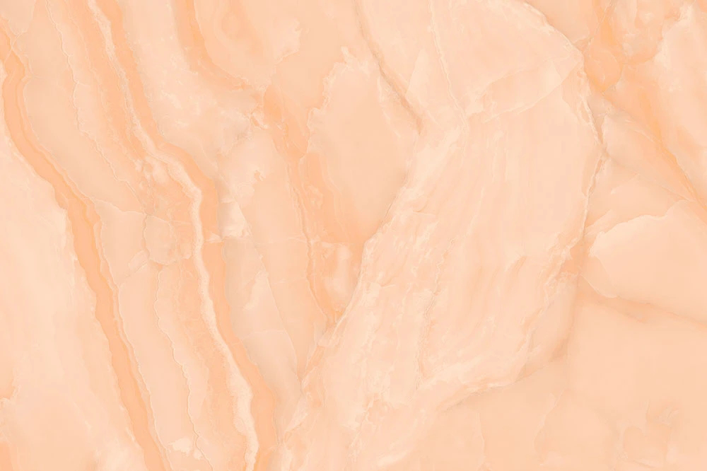 Фотообои и фрески на стену - в ванную комнату, под мрамор, персиковая, светло оранжевая