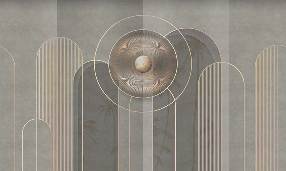 Фотообои и фрески на стену - абстракция, цвета какао