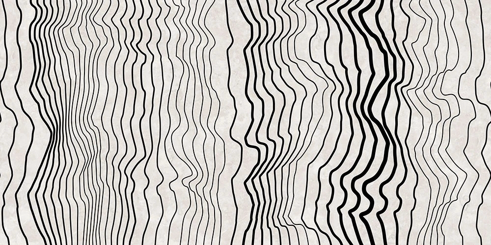 Фотообои и фрески на стену - графика, серые линии, на сером фоне, вертикальные линии