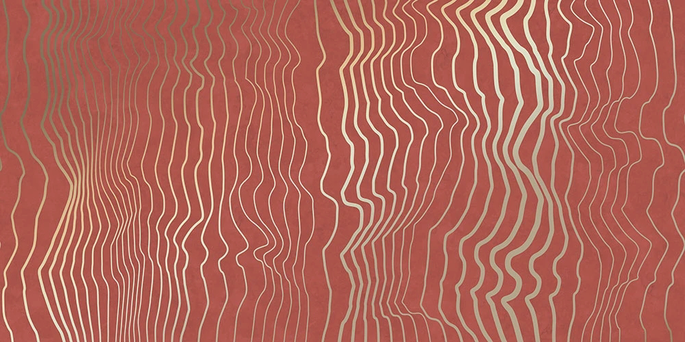 Фотообои и фрески на стену - графика, белые линии, вертикальные линии, розовая, красно-розовая