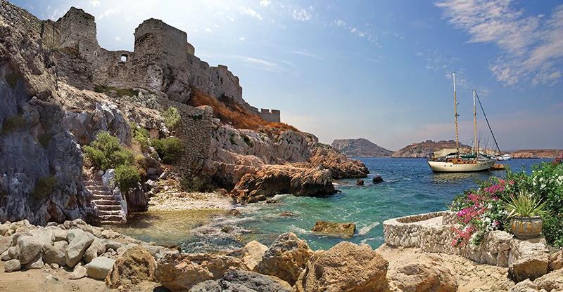 Фотообои и фрески на стену - пейзаж, морской, скалы